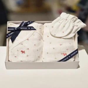 [블루독베이비 10] 26SS(PH)리프플라워배내저고리속싸보손싸개3종 (1461700000300503)