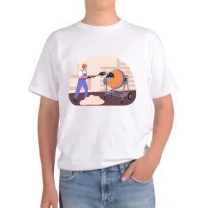 기능성반팔 공사장 건축현장 노가다 벽돌놀이 노동 GSx9+7hGr