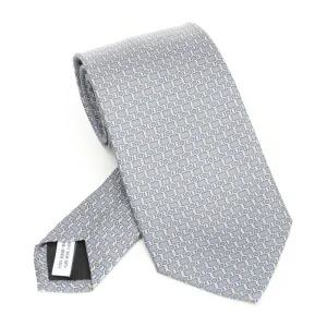 페라가모 바라 프린트 실크 넥타이 351260784267 008