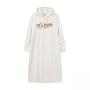 NBA SPTO LAL 코듀로이 후드 원피스 N254Z7731P 아이보리 376701