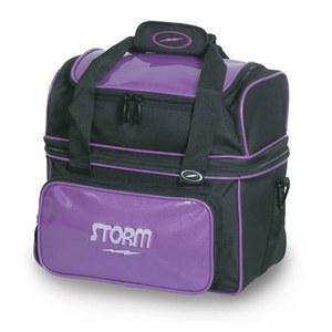 플립 토트 볼링백 자수정