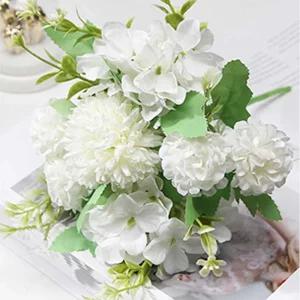 웨딩 소품 생화 같은 부케 수국 꽃 다발 인조 장식 dxi4+4qVL