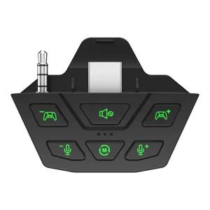 Xbox one Xbox 시리즈 X/S 게임 컨트롤러 스테레오 헤드폰 어댑터 오디오 마이크 조정 오디오 밸런스 컨트