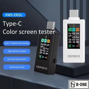 10 in 1 DC Type-C USB 테스터 전류 4-30V 전압 측정기 타이밍 디지털 모니터 컷오프 전원 표시기 은행 충