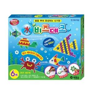 [골드스마일]재고소진시단종 바다 비즈데코 6색 비즈놀이 비즈도안