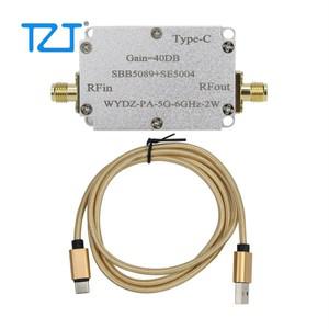 TZT 단방향 마이크로파 전력 증폭기 RF 모듈 40DB WYDZ-PA-5G-6GHz-2W SBB5089 + SE5004