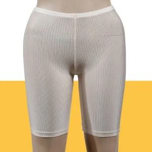 SN2104-0173 시원한 5부 인견소재 부드럽고 편안한 세로골지 속바지