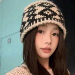 유니크 패턴 비니 뜨개 겨울 여성 니트 겨울니트 가디건 티 여성 여자 남자 남성 스커트 캐시미어니트