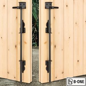 나무 울타리용 18 지팡이 볼트 게이트 드롭 로드, 게이터 및 홀딩 도어용 헤비 듀티 철 접지 래치 하드웨어