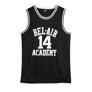 90년대 암즈데스트 더 프레시 프린스 오브 벨 에어 아카데미 #14 남녀용 저지 셔츠 테마 파티용 유니 농구