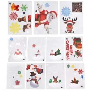 소품 파티 117개입 크리스마스 스티커패키지 장식