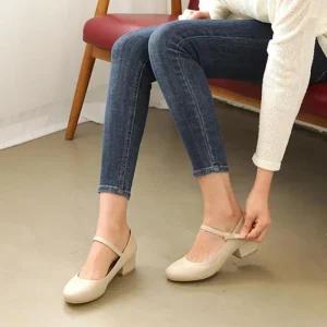 하이힐 메리제인 웨지힐 슬링백 키높이 베이직 구두