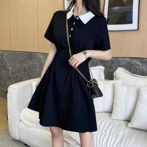 여성 카라 URK-139 엠로트 연말룩 여름 하트 원피스 겨울 파티룩 하객룩 단추