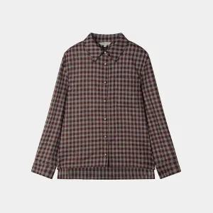 [하프클럽/]고방체크 셔츠