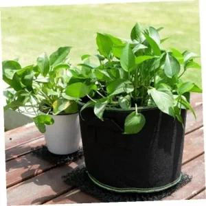 [셀러에이드]부직포 화분커버 대형 텃밭 식물 재배용 화분 덮개 2p 상추 대파