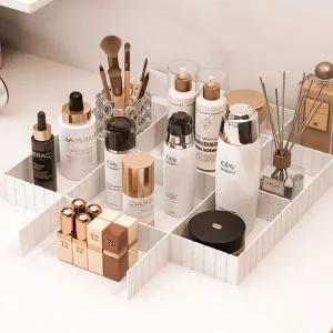 [골드스마일]양말 정리 칸막이 화이트 잘라쓰는 속옷 함 2P 칸칸이