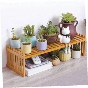 대나무 다용도 선반 홈플랜트 신발 정리대 소품 수납