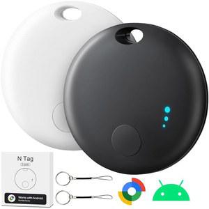 안드로이드용 블루투스 트래커 구글 파인드 마이 디바이스 앱과 함께 작동하는 2팩 아이템 파인더 키 지갑 가방 애완동물 전용 및 로케이터 수하물 스마트 추적 태그 백팩
