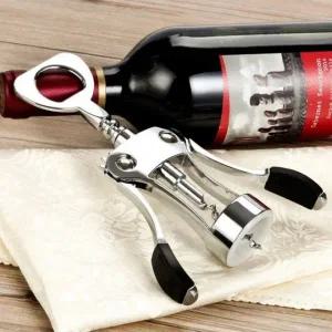 스테인리스 소재 윙형 와인코르크 오프너 도구