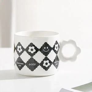 [골드스마일]꽃무늬 도자기 커피잔 테이블웨어