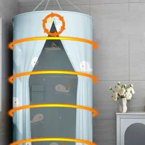 [골드스마일]겨울 샤워커튼 보온 욕실 샤워 단열 원형 가리개 커버