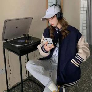 기모 안감 베이직 야구 점퍼 오버핏 경량 바시티 자켓 과잠제작