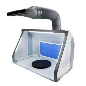 실내 도색 페인팅 작업대 프라모델 도장 도색부스