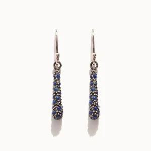 제이로렌 02M02205 라피스라줄리 원석 갈고리귀걸이