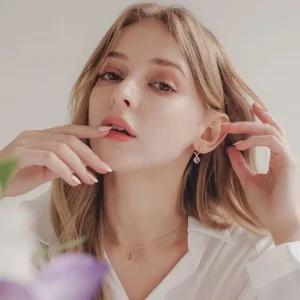 제이로렌 N0977 2월탄생석 자수정 목걸이