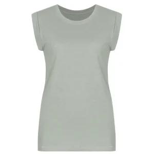 베이직 슬럽 이중소매 면티셔츠 DAI-WSH-0519-카키