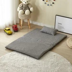 이솔홈 토토 순면 피그먼트 유아동 양면 체크 낮잠 패드