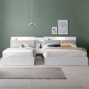 포스트모던 미쉘 수납 호텔식 트윈침대Q+Q(유로탑)