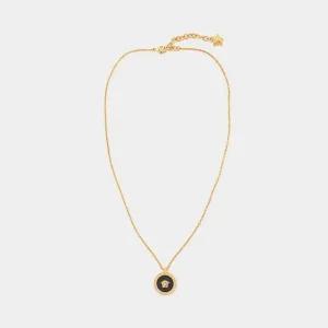 [베르사체]메두사 블랙 골드 펜던트 공용 목걸이 DG17255 DJMR K41T 102392248