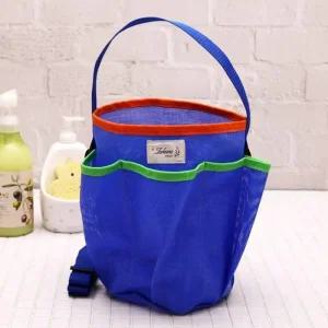 [피커]크로스원형매쉬백 비치가방