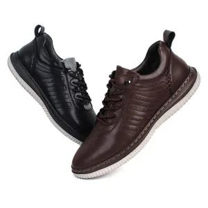 [피커]가죽 편안한 정장스니커즈 안감 메쉬 시원한 운동화