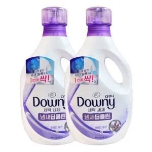 [유한락스]다우니 세탁세제 액체형 라벤더클린 1.9L x2