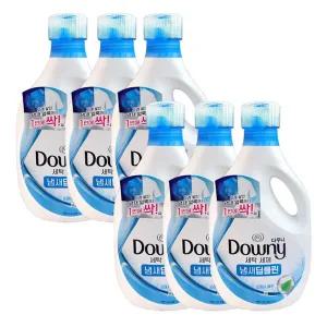 [유한락스]다우니 세탁세제 액체형 블루 1.9L x6