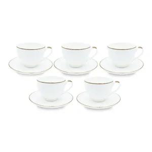 한국도자기 골드 데시나 커피잔세트 10p