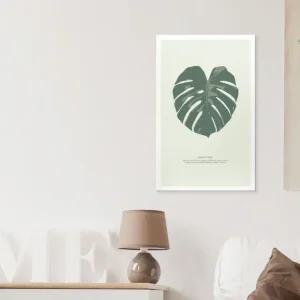 캔버스액자 자연 빈티지 몬스테라 D타입 35x55cm