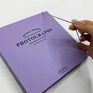 앨범 NJ07CY76 퍼플 사진첩 네컷 포토북 성장 접착