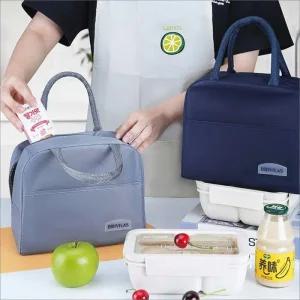 [피커]미니 전면포켓 보온백 보온 런치백 도시락 가방