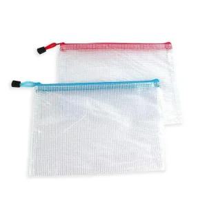 [피커]투명 지퍼팩메쉬천 메쉬파우치