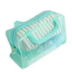 [피커]불투명 가벼운 영국해외 비치가방 수영가방 그린