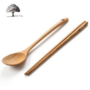 티크 나무 수저세트 우드 한식 숟가락 양념스푼