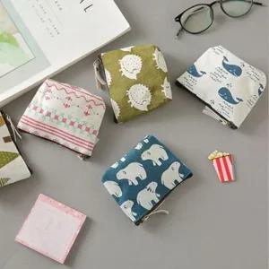 [피커]천지갑 천파우치 교통 지갑 패브릭 생리대 파우치