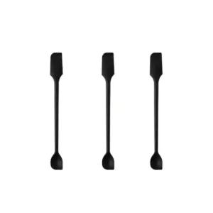 소소낫 미니 스파츌라 실리콘 스푼 멀티툴 블랙 3개