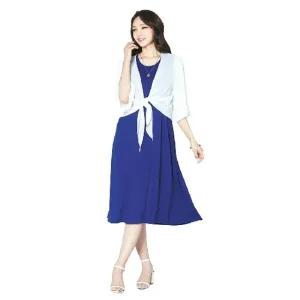 (쇼)시원한시폰볼레로셔츠