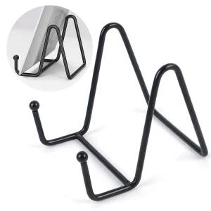 철제 받침대 거치대 소형 액자 스탠드 접시 도마 전시 철제받침대