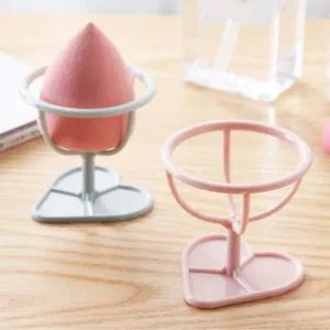 [에이치플러스몰]물망울 똥퍼프 스펀지 퍼프 보관 거치대 랜덤발송