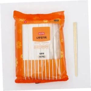 위생 일회용 나무 젓가락 캠핑 용품 휴대용